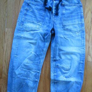 Free people Moxi Low Slung pull on barrel jeans size 29
